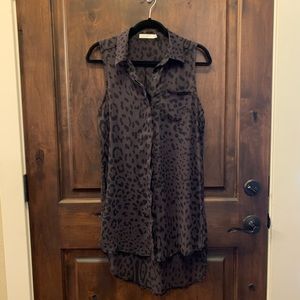 Lush leopard print tunic